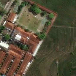 Lapangan Voli Smankrap — aerial view