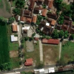 Lapangan Voli Desa Bulan — aerial view