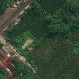Sand Volleyball Court in Purwoasri, JI — aerial view