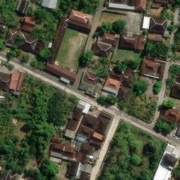 Sand Volleyball Court in Tangkisan, JT — aerial view