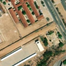 Quadra de Vôlei de Areia — aerial view