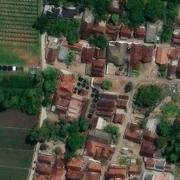 Lapangan Volley RW 24 — aerial view
