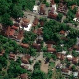Lapangan Bola Voli Ngentak — aerial view