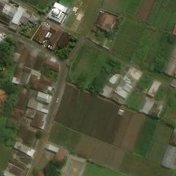 Sand Volleyball Court in Kota Batu, JI — aerial view