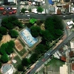 Sand Volleyball Court in Paulista, PE — aerial view
