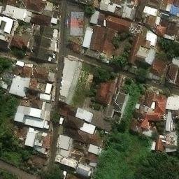 Sand Volleyball Court in Kota Malang, JI — aerial view