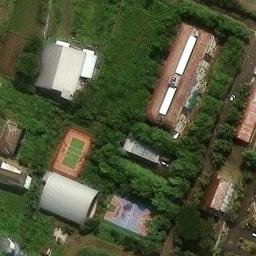 Sand Volleyball Court in Kalisongo, JI — aerial view