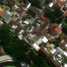 Lapangan Voli Gajayana — aerial view