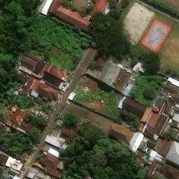 Lapangan Volley Kedungkandang — aerial view