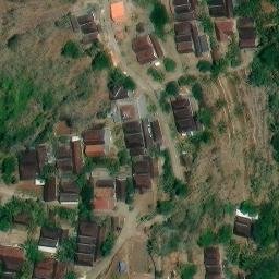 Sand Volleyball Court in Purwosari, YO — aerial view