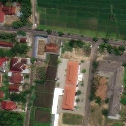 Lapangan Bola Voli Pojok — aerial view