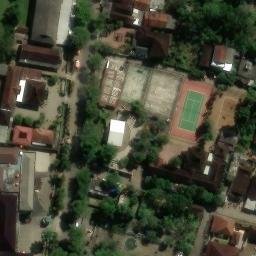 Lapangan Bola Voli — aerial view