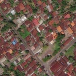 Sand Volleyball Court in Bebandem, BA — aerial view