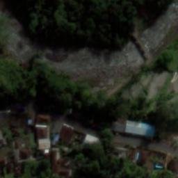 Sand Volleyball Court in Sidemen, BA — aerial view