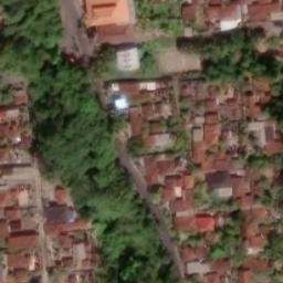 Sand Volleyball Court in Bangli, BA — aerial view