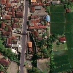 Sand Volleyball Court in Sukawati, BA — aerial view