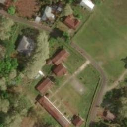Lapangan bola voli — aerial view