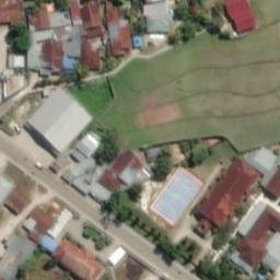 Sand Volleyball Court in Waikabubak, NT — aerial view