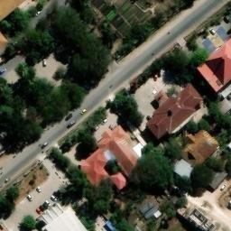 Sand Volleyball Court in Kupang, NT — aerial view