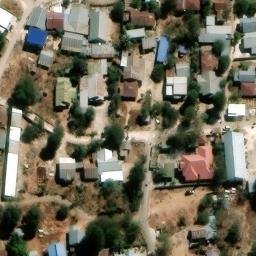 Sand Volleyball Court in Kupang, NT — aerial view