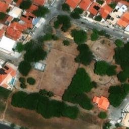 Sand Volleyball Court in Aracaju, SE — aerial view