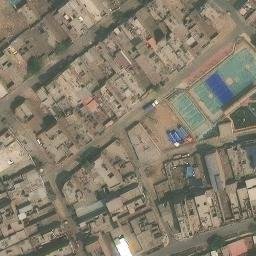 Sand Volleyball Court in Carabayllo, LIM — aerial view