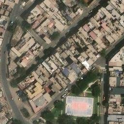Sand Volleyball Court in Puente Piedra, LIM — aerial view
