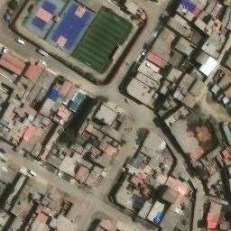 Sand Volleyball Court in Carabayllo, LIM — aerial view