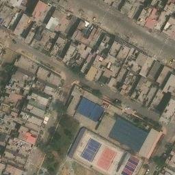 Sand Volleyball Court in Carabayllo, LIM — aerial view