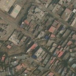 Sand Volleyball Court in Carabayllo, LIM — aerial view