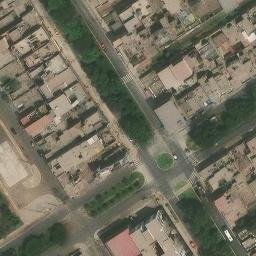 Sand Volleyball Court in Comas, LIM — aerial view