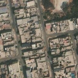 Sand Volleyball Court in Comas, LIM — aerial view