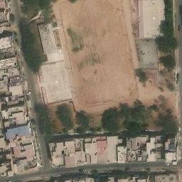 Sand Volleyball Court in Comas, LIM — aerial view