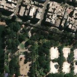 Sand Volleyball Court in Los Olivos, LIM — aerial view