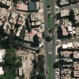 Sand Volleyball Court in Los Olivos, LIM — aerial view