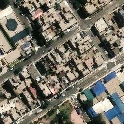 Sand Volleyball Court in Callao, CAL — aerial view