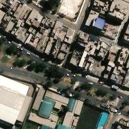 Sand Volleyball Court in San Martín de Porres, LIM — aerial view