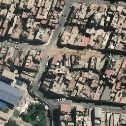 Sand Volleyball Court in San Martín de Porres, LIM — aerial view