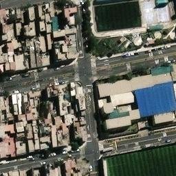 Sand Volleyball Court in Lima, LIM — aerial view