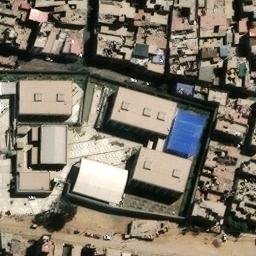 Sand Volleyball Court in Lima, LIM — aerial view