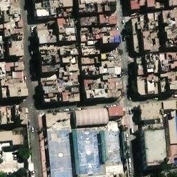 Sand Volleyball Court in Carmen de La Legua-Reynoso, CAL — aerial view