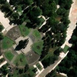 Sand Volleyball Court in Jesús María, LIM — aerial view