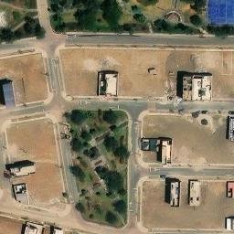 Sand Volleyball Court in Pachacámac, LIM — aerial view