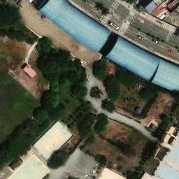 Sand Volleyball Court in Chorrillos, LIM — aerial view