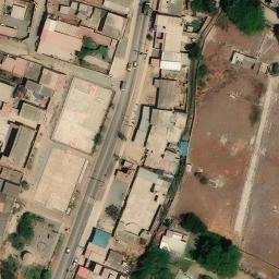 Sand Volleyball Court in Pachacámac, LIM — aerial view
