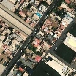 Sand Volleyball Court in Chorrillos, LIM — aerial view