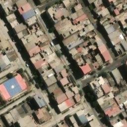 Sand Volleyball Court in Villa El Salvador, LIM — aerial view