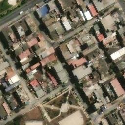 Sand Volleyball Court in Villa El Salvador, LIM — aerial view