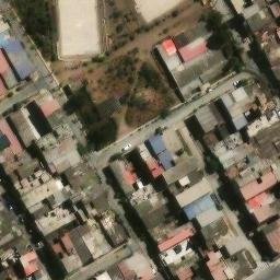 Sand Volleyball Court in Villa El Salvador, LIM — aerial view