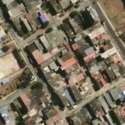 Sand Volleyball Court in Villa El Salvador, LIM — aerial view